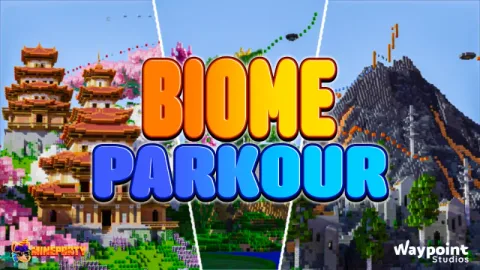 Biome Parkour by MineParty Studios on Minecraft Marketplace