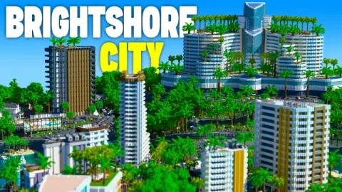 Brightshore City by MineParty Studios on Minecraft Marketplace