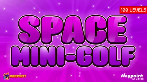 Space Mini-Golf by MineParty Studios on Minecraft Marketplace