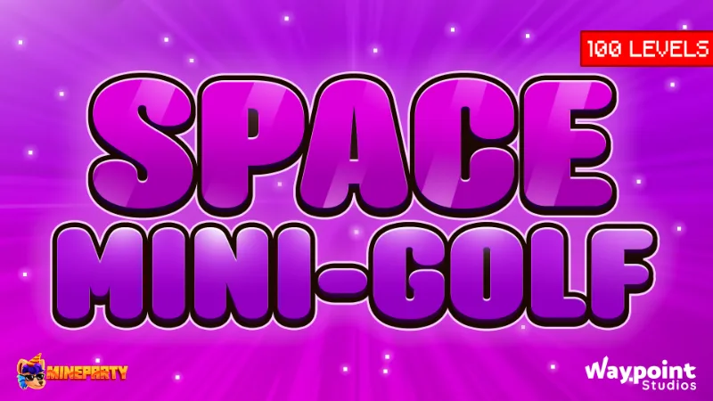 Space Mini-Golf by MineParty Studios on Minecraft Marketplace