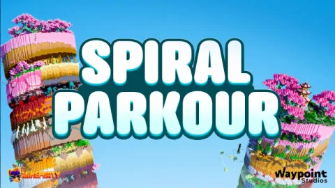 Spiral Parkour by MineParty Studios on Minecraft Marketplace