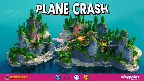 Plane Crash by MineParty Studios on Minecraft Marketplace