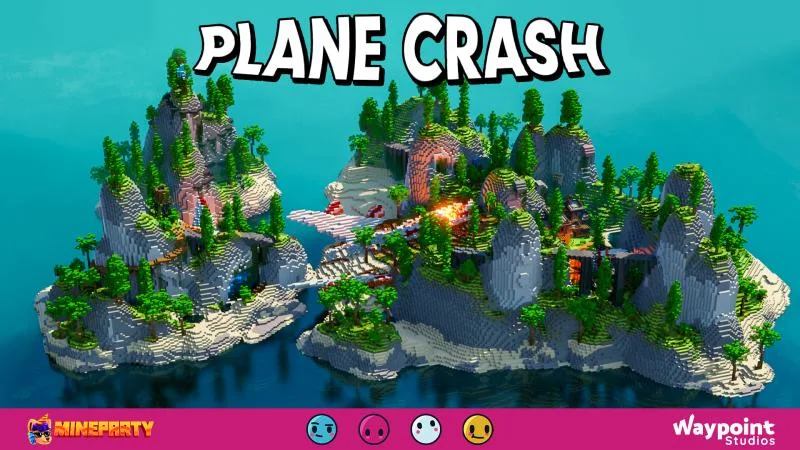 Plane Crash by MineParty Studios on Minecraft Marketplace